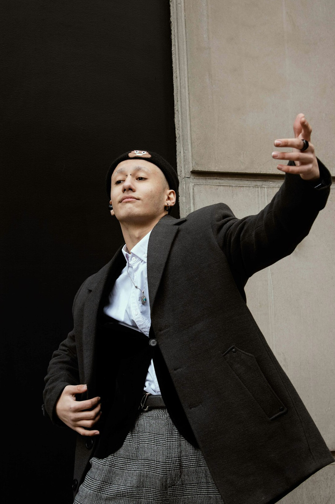 Portrait of a man in a suit with short hair
